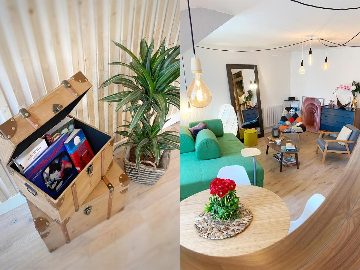 Marie Et Brieuc _ Duplex Lumineux Colore Atypique Face Cathedrale 쎙브히육 외부 사진