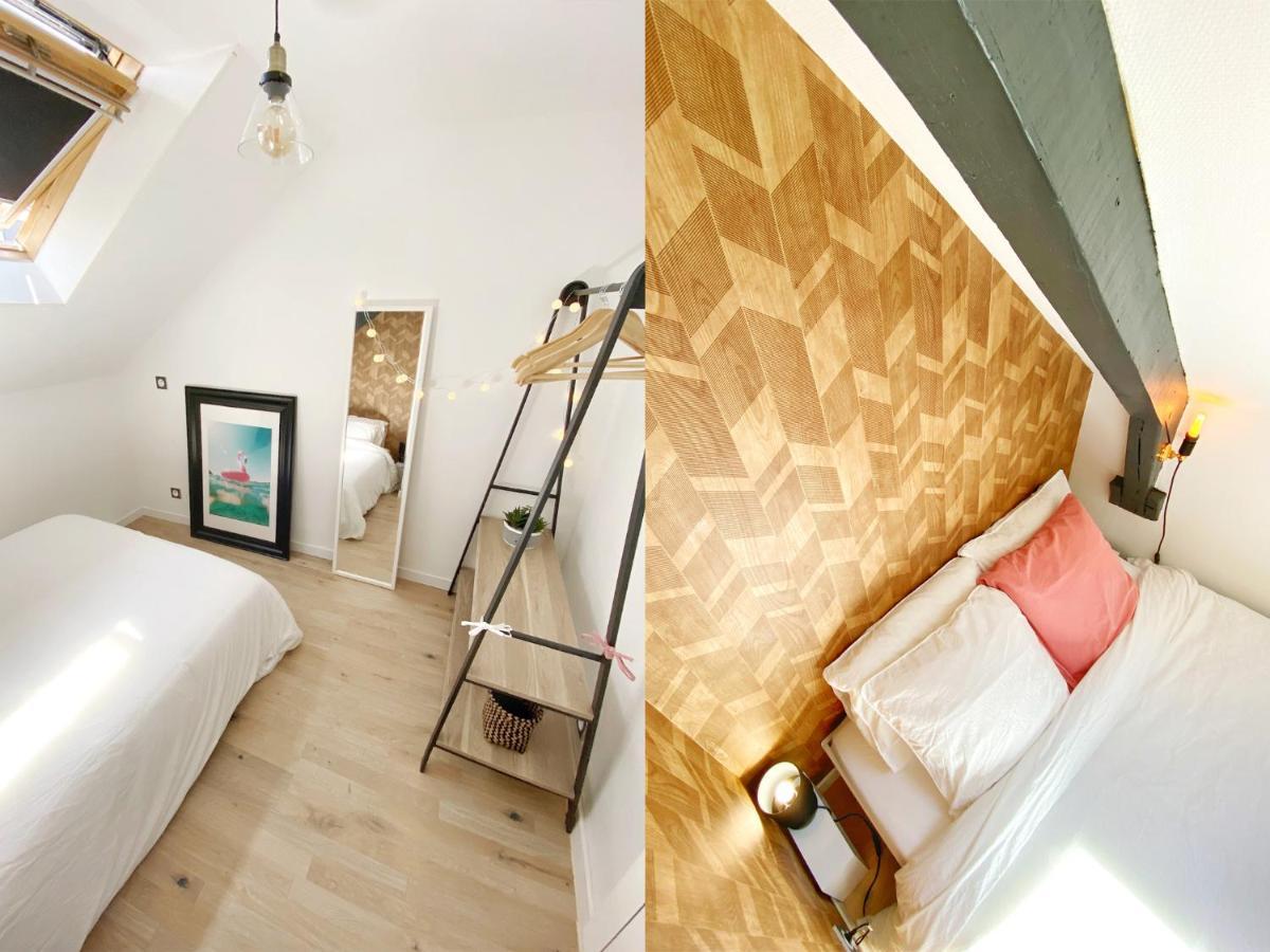 Marie Et Brieuc _ Duplex Lumineux Colore Atypique Face Cathedrale 쎙브히육 외부 사진